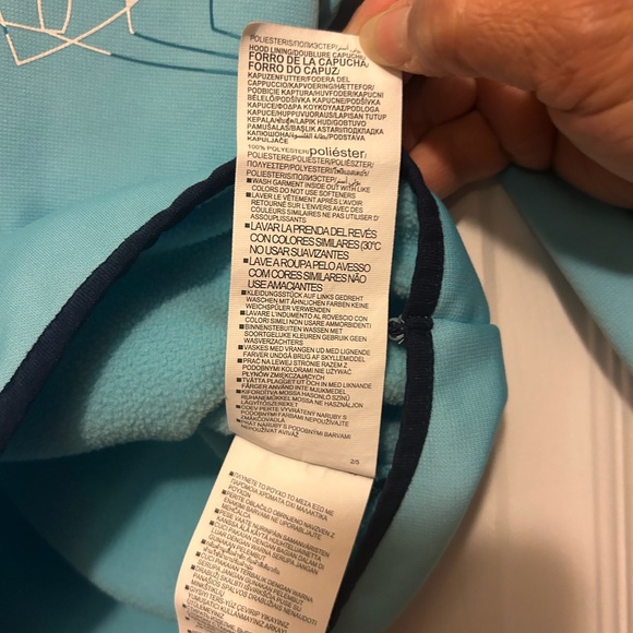 Under Armour Light Blue Hoodie Sweatshirt Girl’s👧🏻Small YSM - Picture 3 of 7